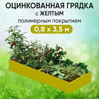 Грядка желтая (0,8 х 3,5)